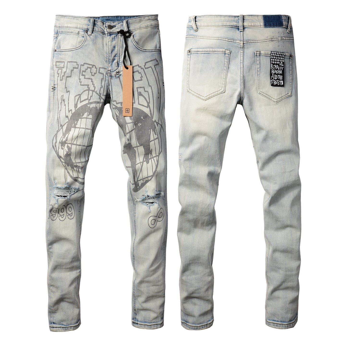 Jean slim gris intemporel 3013