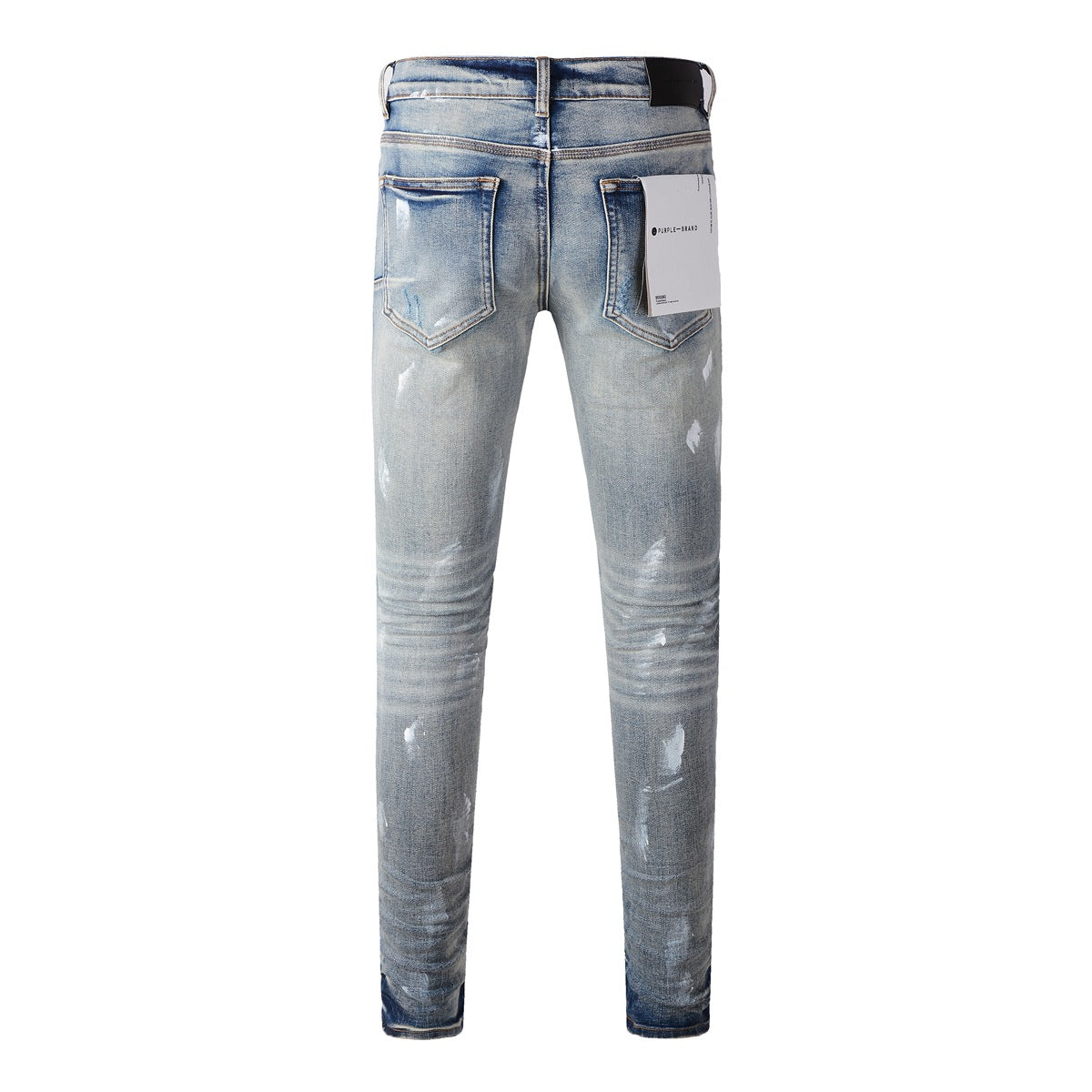 Pantalones vaqueros morados de diseñador para mujer, de High Street, de mezclilla morada, negros, largos y de cintura media, con agujeros para hombres, 9043