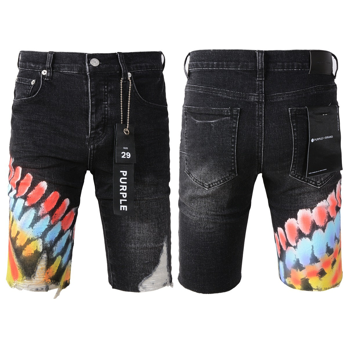 Shorts vaqueros negros 5085 con un diseño elegante para un look veraniego con estilo