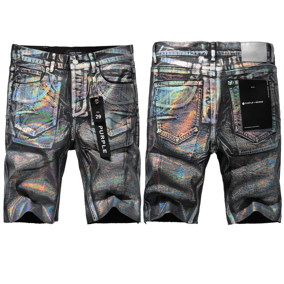 Nouveaux jeans pour hommes, tendance, tendance, revêtement, short en jean 5028