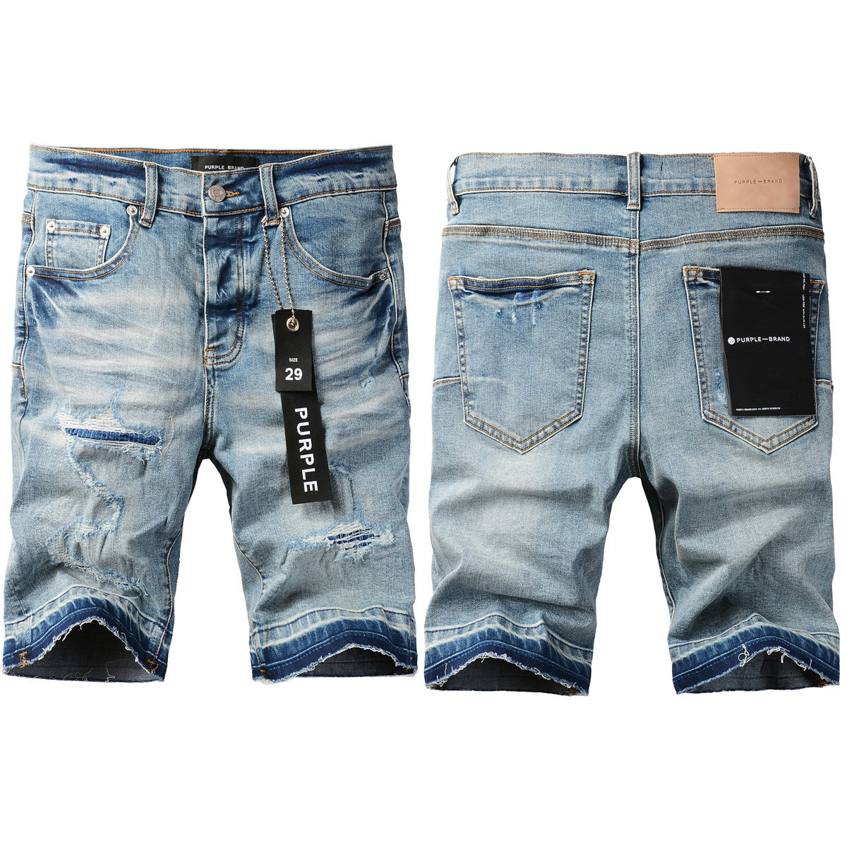 Pantalones cortos de mezclilla azules de moda 5013 con un ajuste cómodo y un estilo moderno