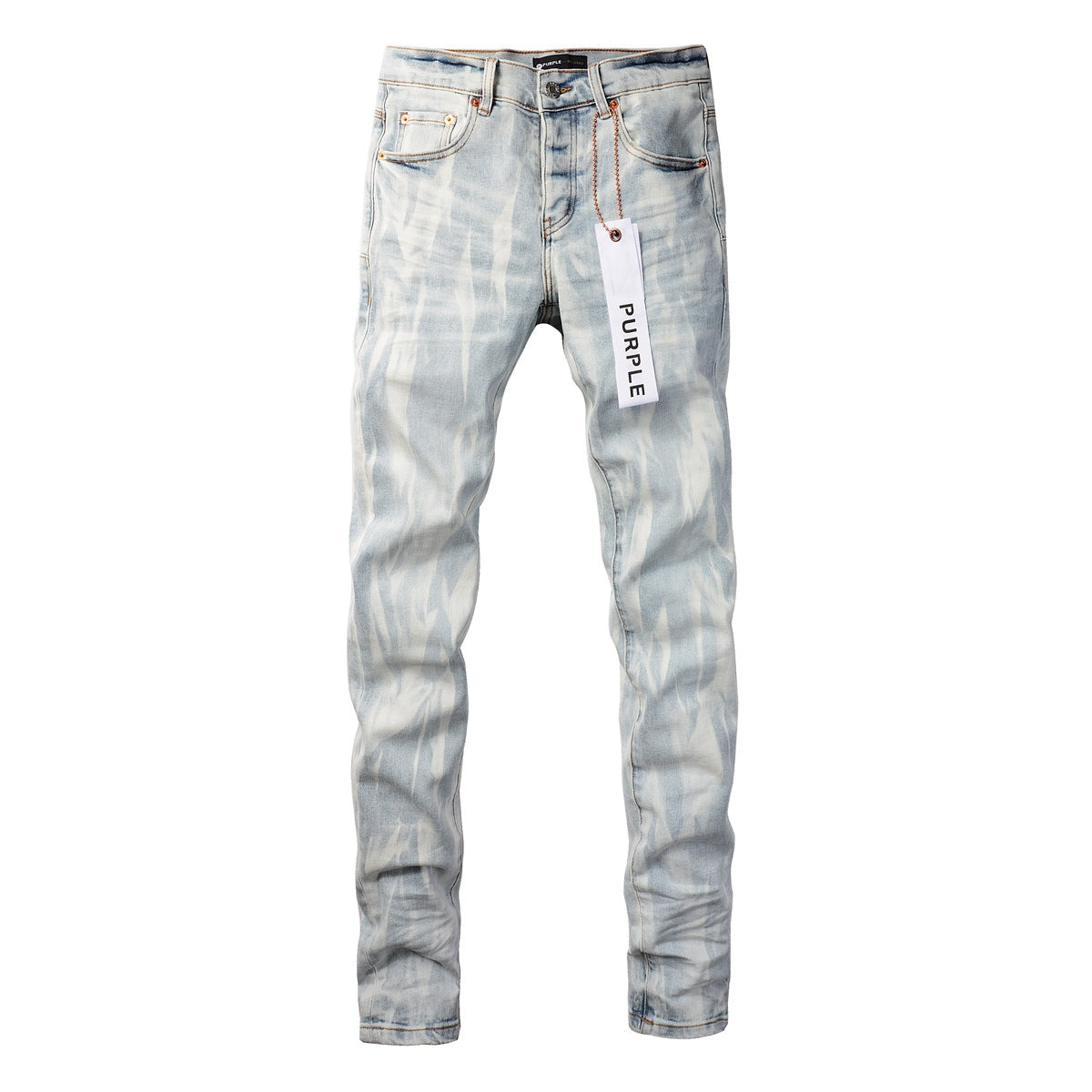 Pantalones vaqueros High Street Slim Fit Tie Dyed Wash personalizados (7017-9017)