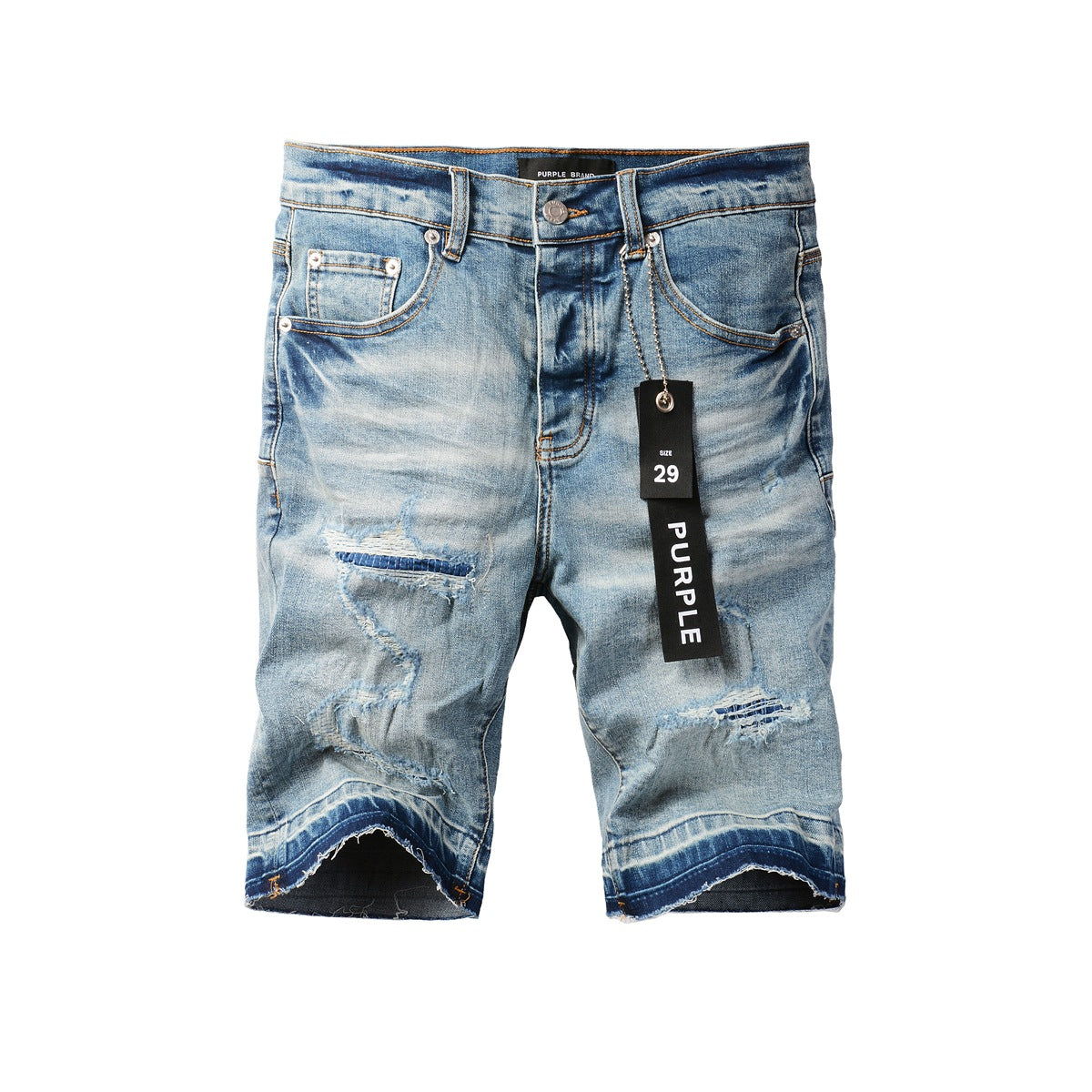 Pantalones cortos de mezclilla azules de moda 5013 con un ajuste cómodo y un estilo moderno