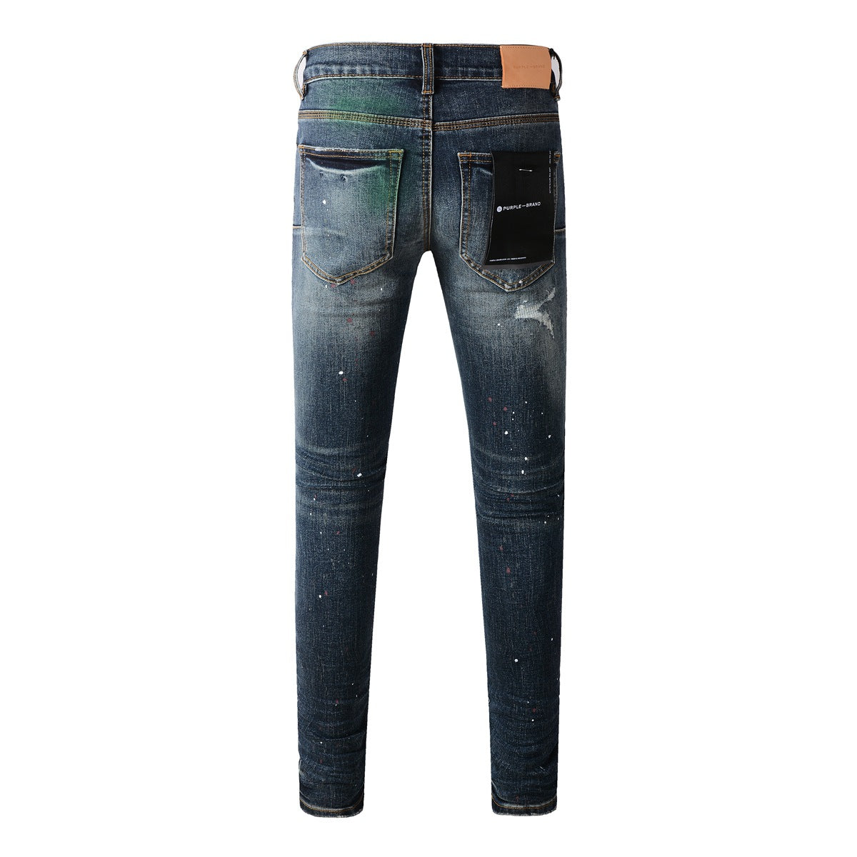 Jeans elásticos azules 9070 con elasticidad media y diseño de largo completo