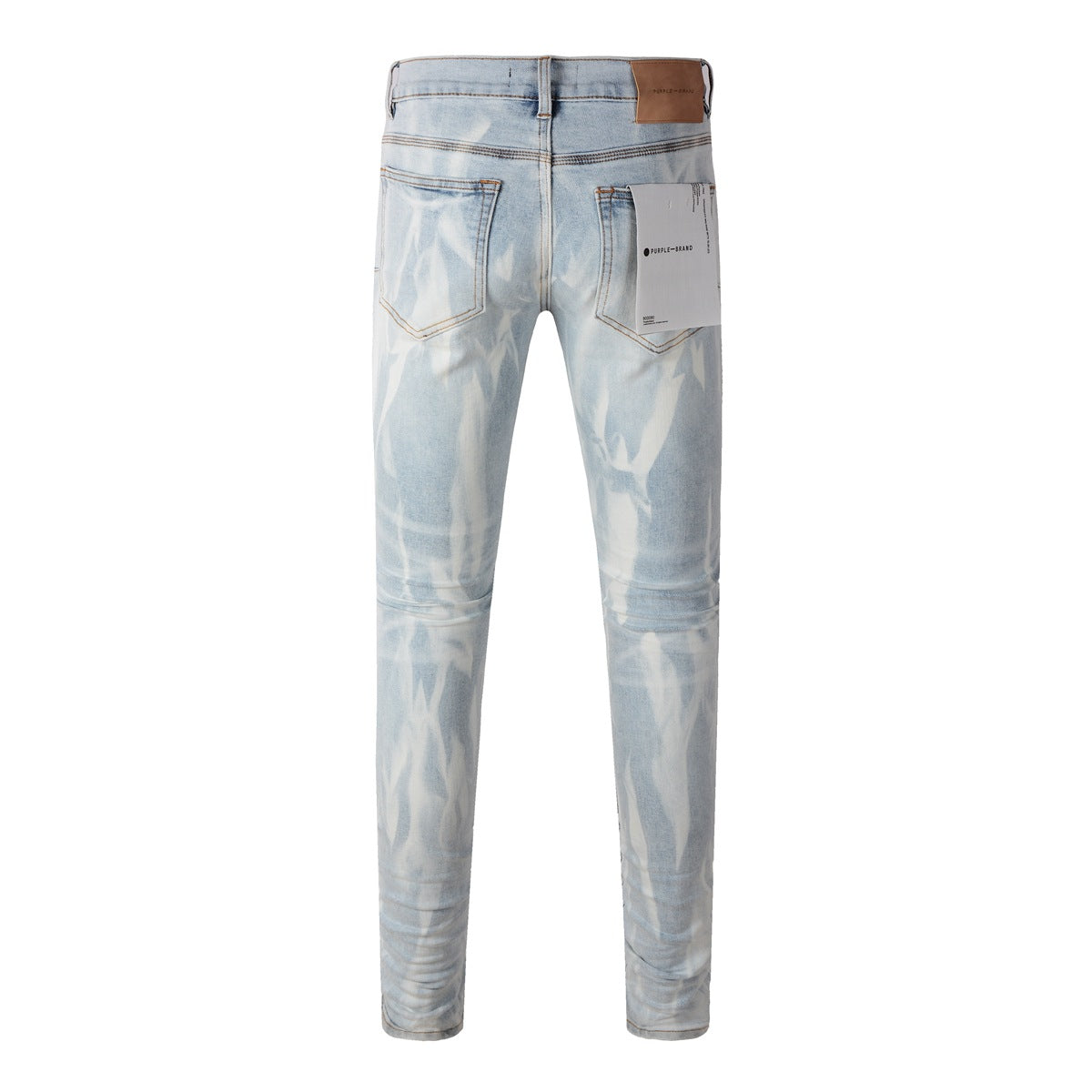 Pantalones vaqueros High Street Slim Fit Tie Dyed Wash personalizados (7017-9017)