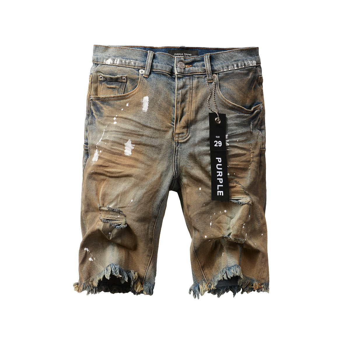 Short en jean gris argenté tendance, parfait pour une tenue contemporaine 5012