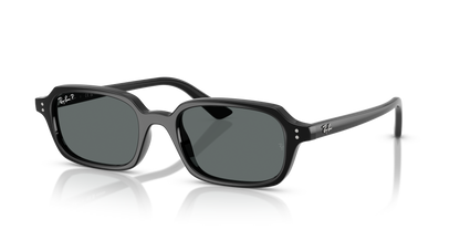 Ray Ban Retro Rectangle Sunglasses for Men with Tortoise Frame and Dark Lenses