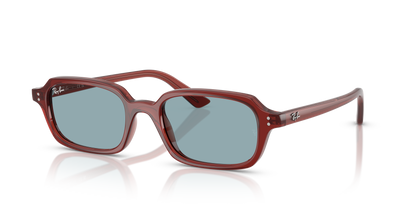Ray Ban Retro Rectangle Sunglasses for Men with Tortoise Frame and Dark Lenses