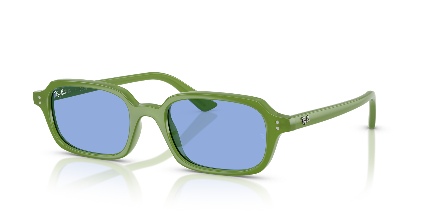 Ray Ban Retro Rectangle Sunglasses for Men with Tortoise Frame and Dark Lenses
