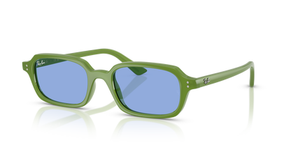 Ray Ban Retro Rectangle Sunglasses for Men with Tortoise Frame and Dark Lenses
