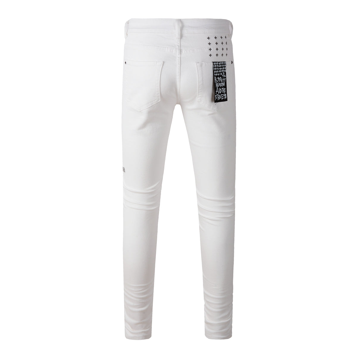 Effortless White Denim with a Simple and Elegant Design 3026