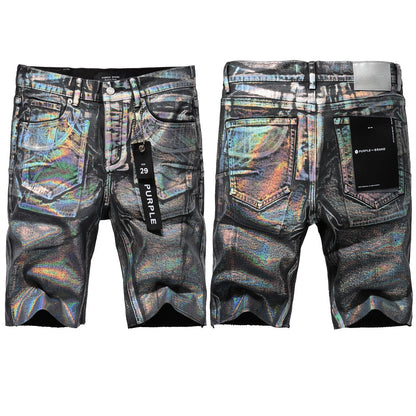 Nouveaux jeans pour hommes, tendance, tendance, revêtement, short en jean 5028
